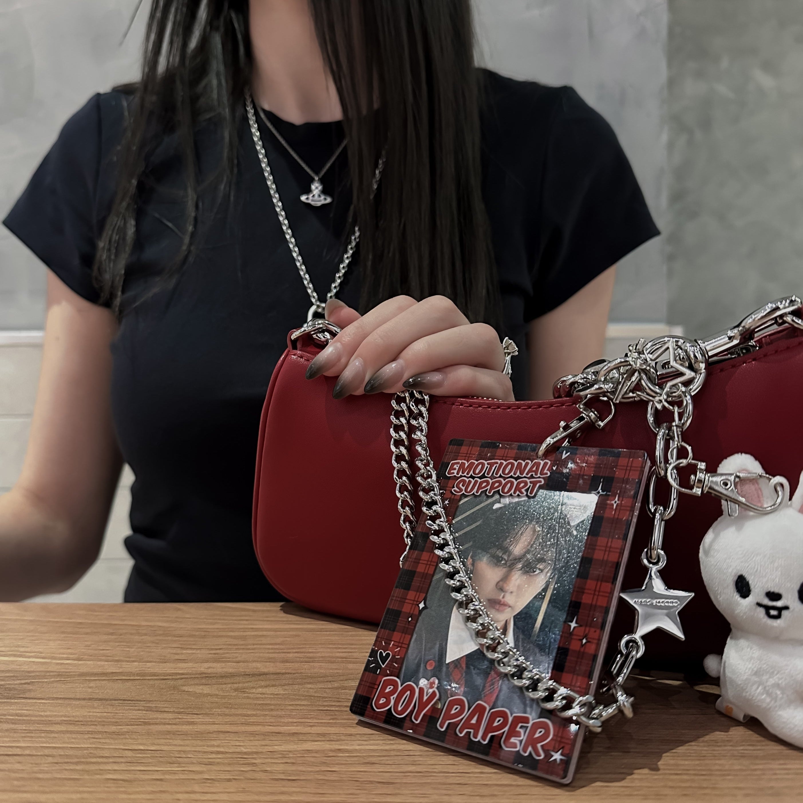 Emotional Support Boy Paper photocard holder