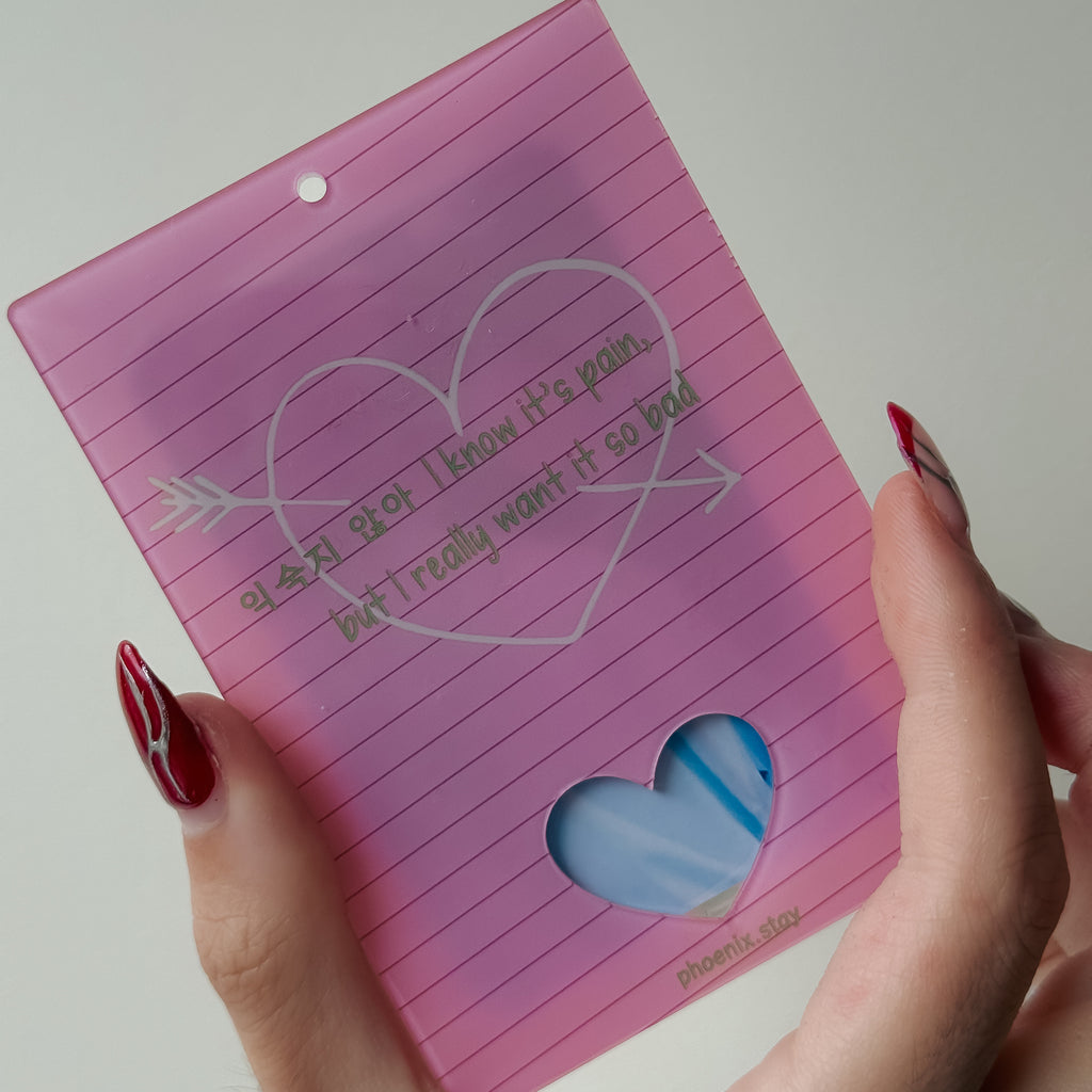 Want So Bad photocard holder