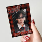 Emotional Support Boy Paper photocard holder