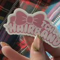 Tch-hairband sticker
