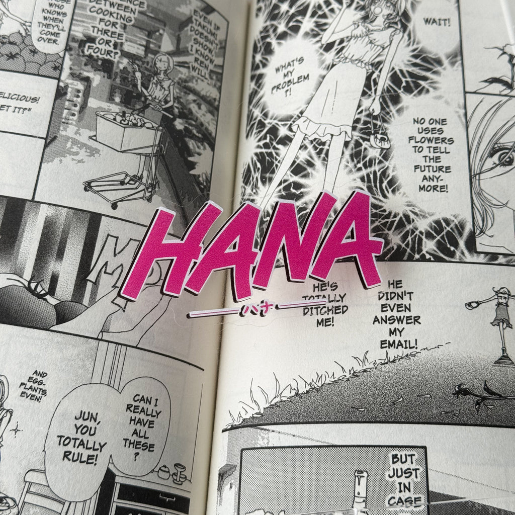 HANA clear vinyl sticker