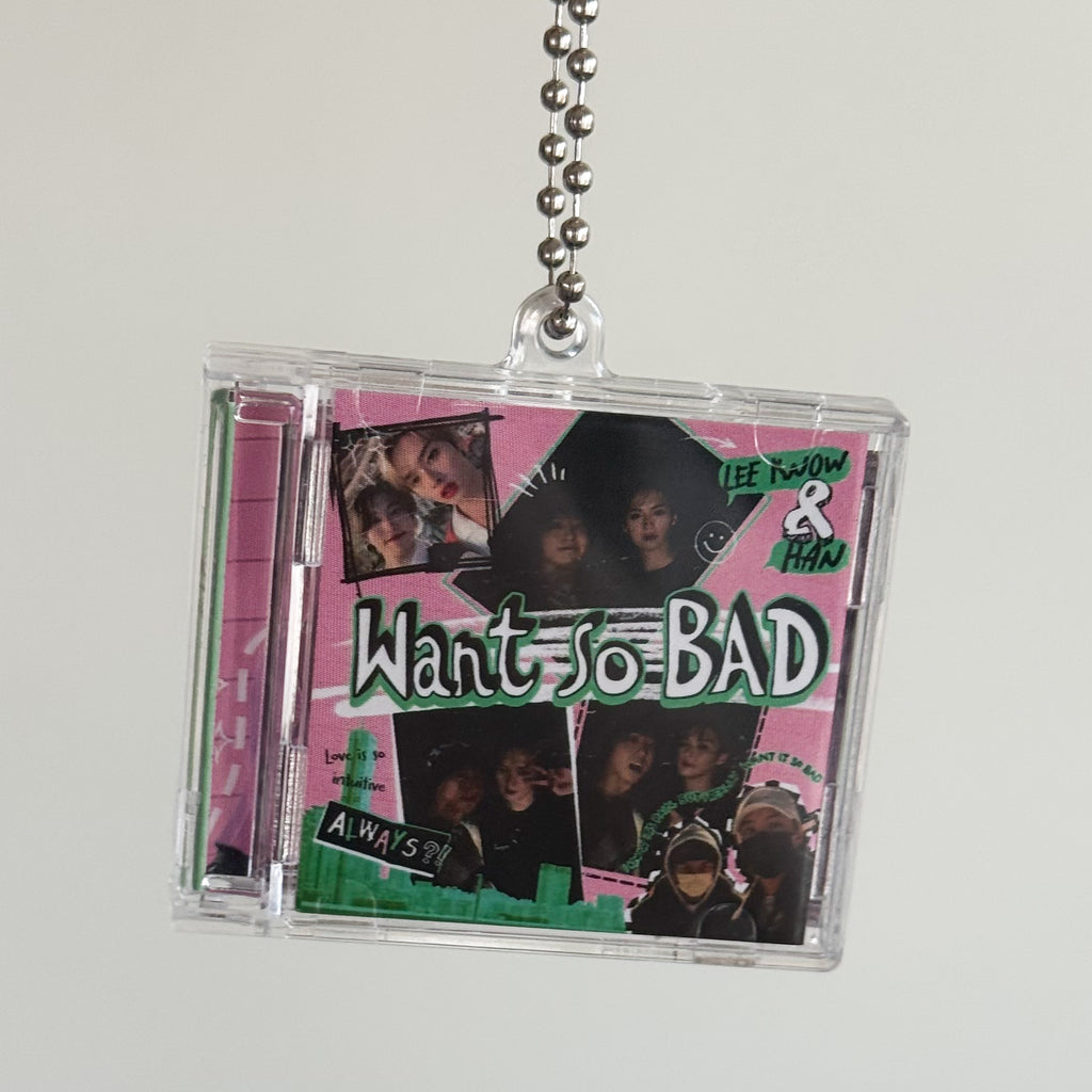 Want So Bad mini CD keychain