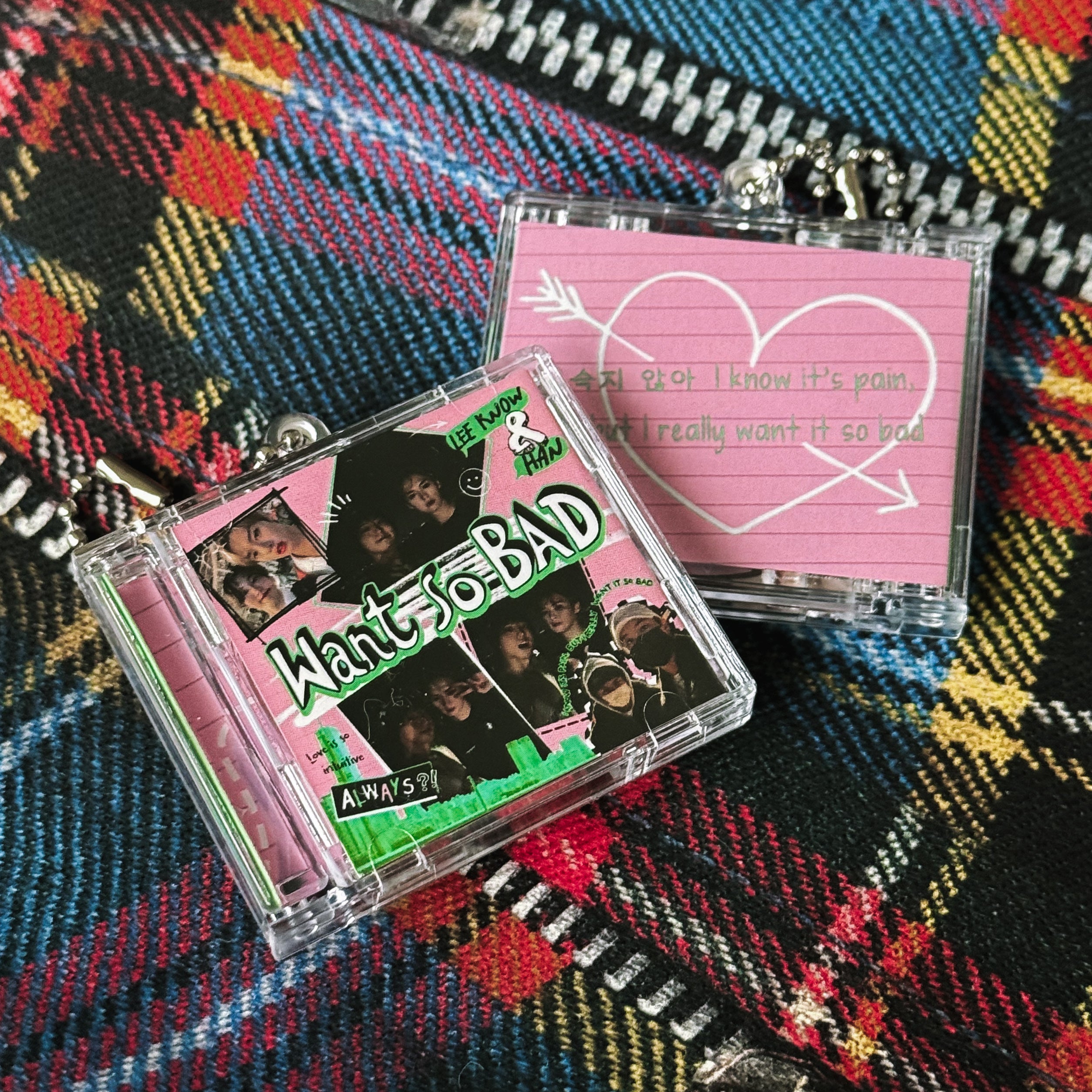 Want So Bad mini CD keychain
